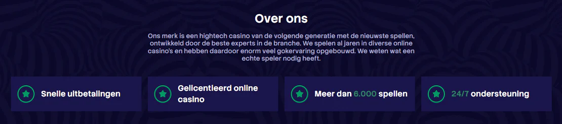 Spinogrino Casino over ons